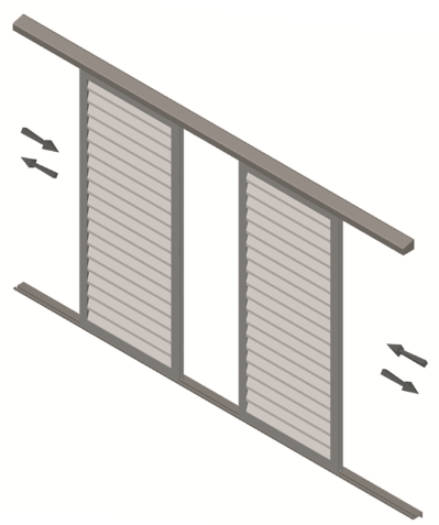 Brise-soleil coulissant